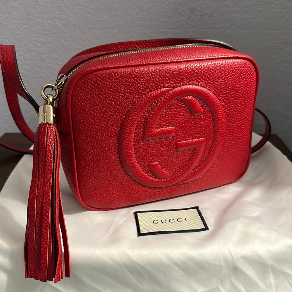 Gucci soho bag red